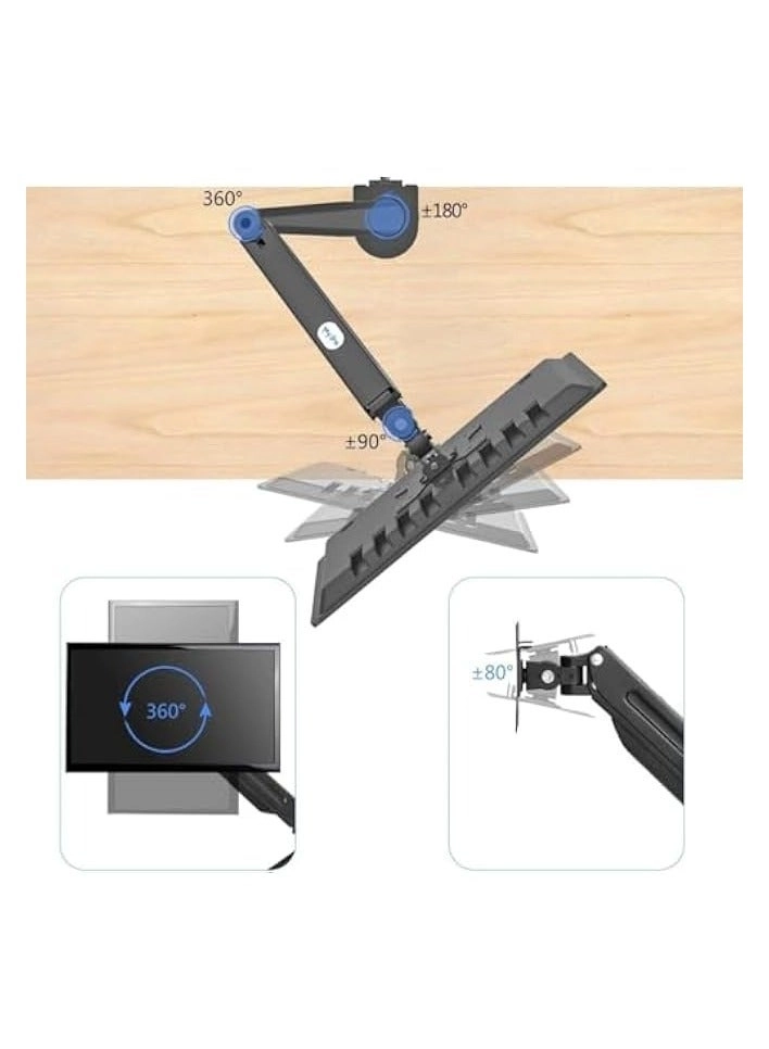 Dual LCD Monitor Desk Mount Stand - 2 27in