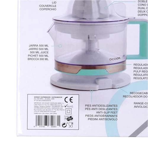 Electric Juicer - 40W 500 Milliliters