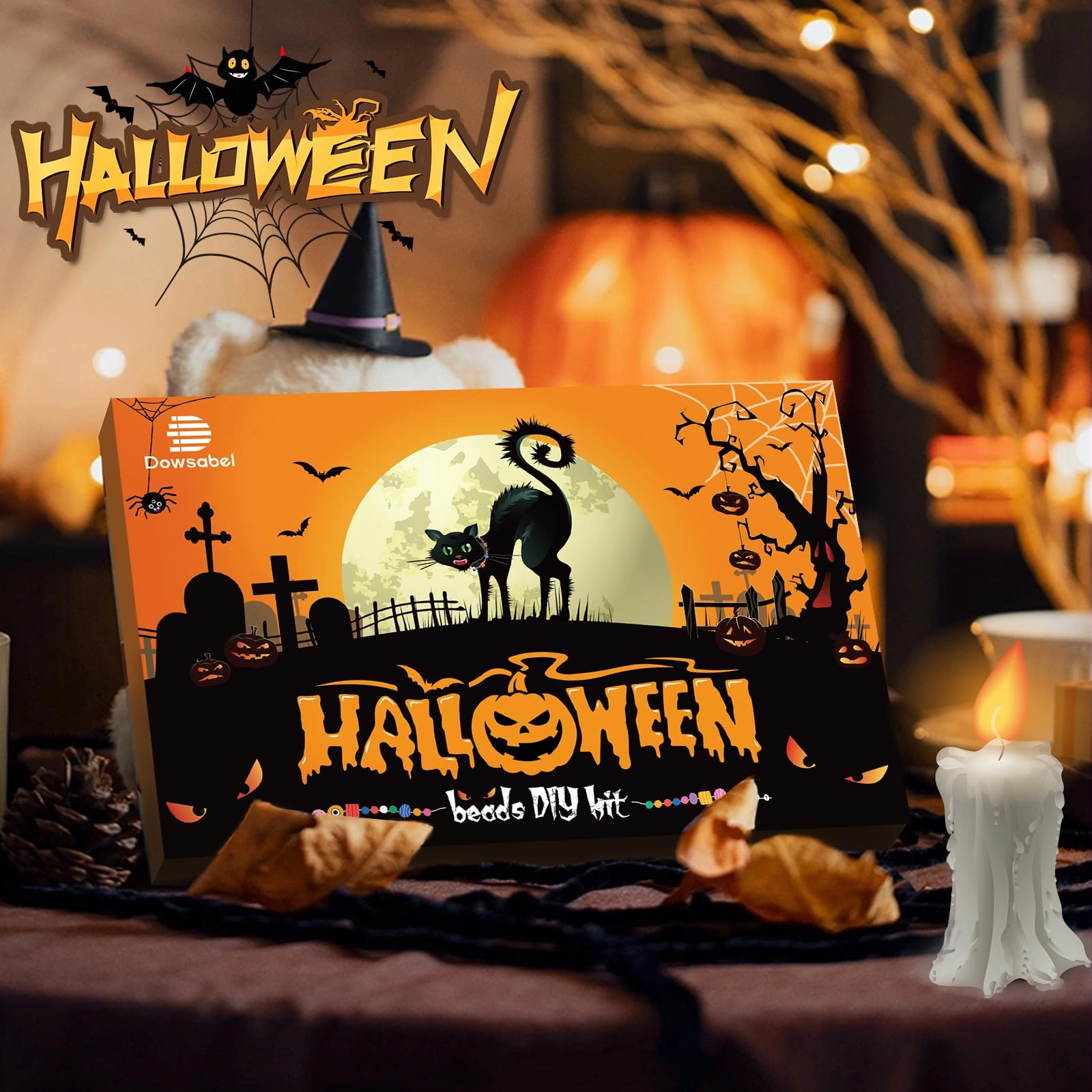 Bracelet Making Kit - Halloween 24 Pieces