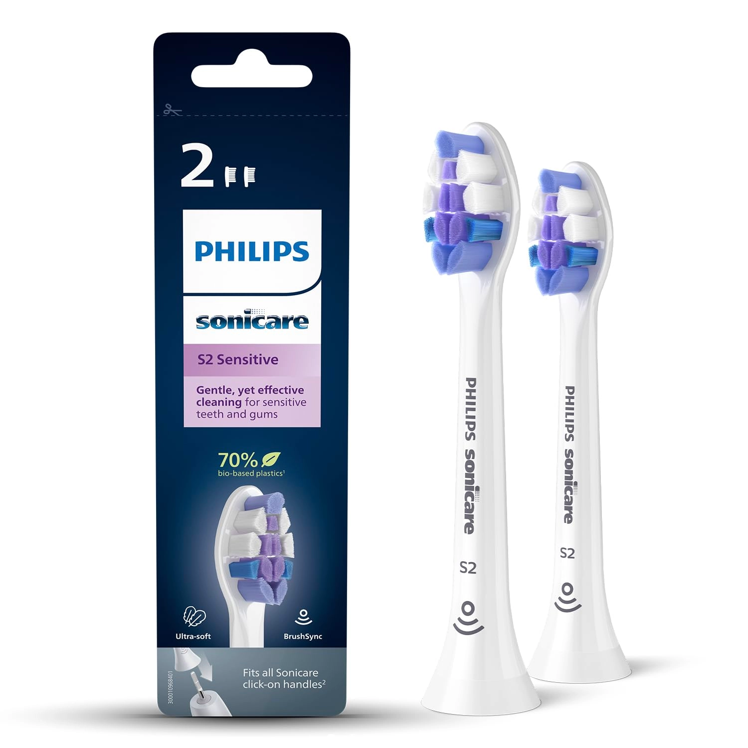 Philips HX6052/10 - Electric toothbrush refills 2 Units