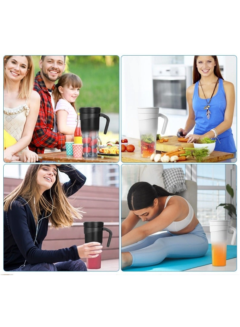 Portable Blender - USB Rechargeable Personal Size Travel Juicer Cup