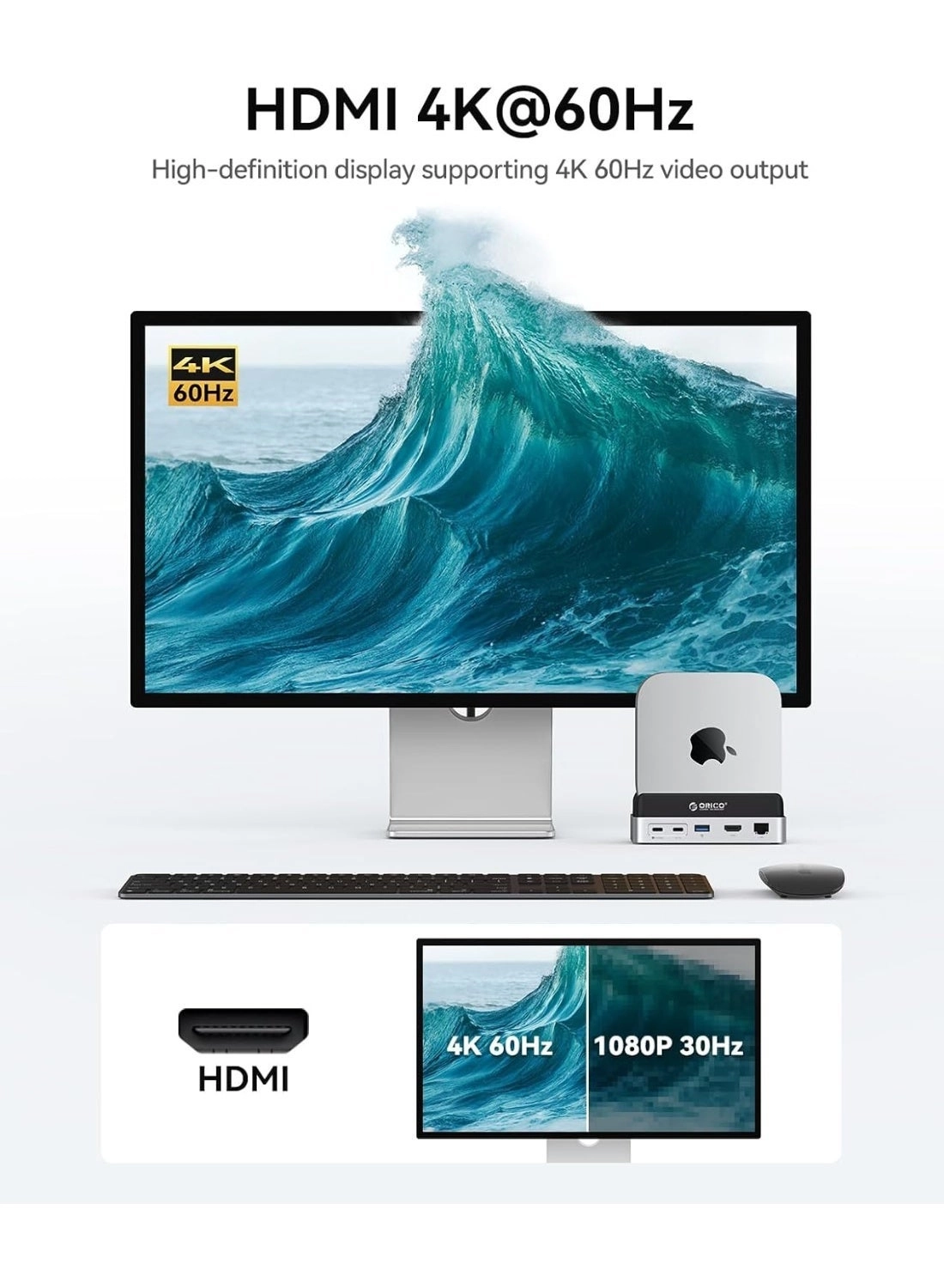 Mini M4 Dock - 9-in-1 4TB NVMe 10Gbps