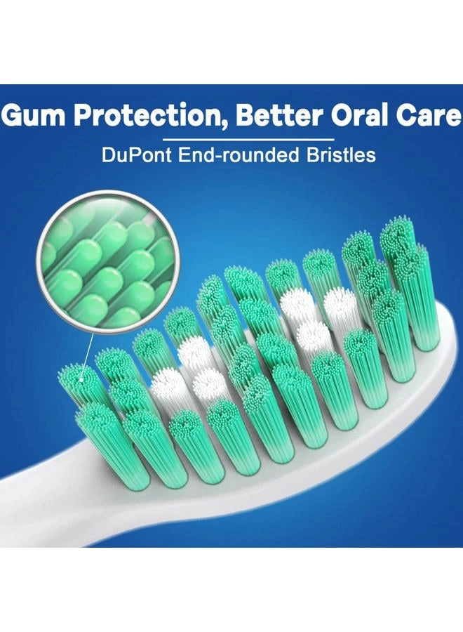 Toothbrush Heads - Philips Sonicare HX702266 HX7023 HX7001 6 Pack with Cap