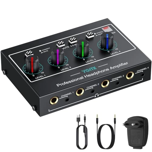 YGiTK 4 Channel Headphone Amplifier - Ultra Stereo RGB