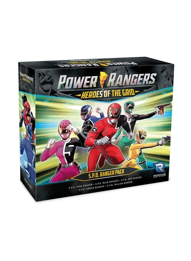 Renegade Game Studios Power Rangers Heroes of The Grid: S.P.D Ranger Pack