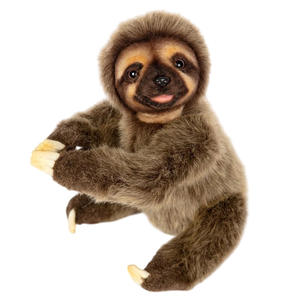 HANSA LOCAL Silver Sloth 8090 16 cm Plush - 5-Way Jointed