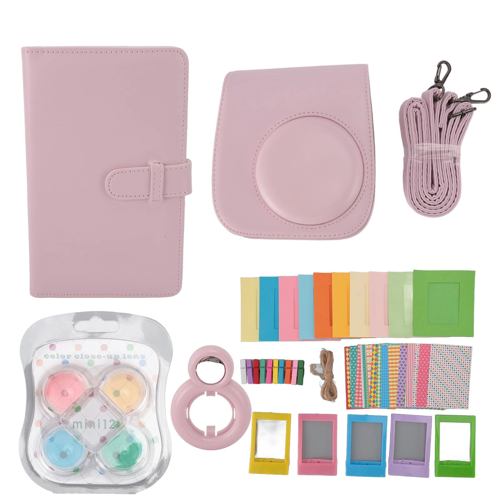 Camera Protective Case - 14x13x8cm Mini 12 PU Leather