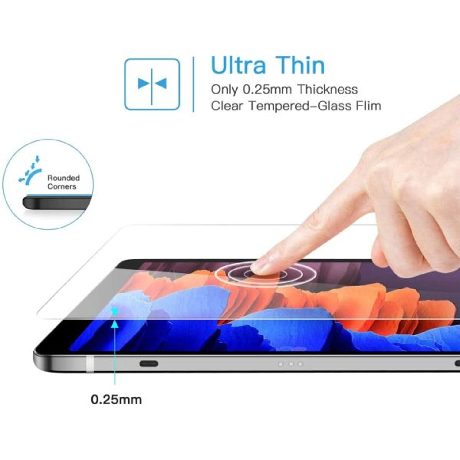 Clear Screen Protector for Galaxy Tab S7