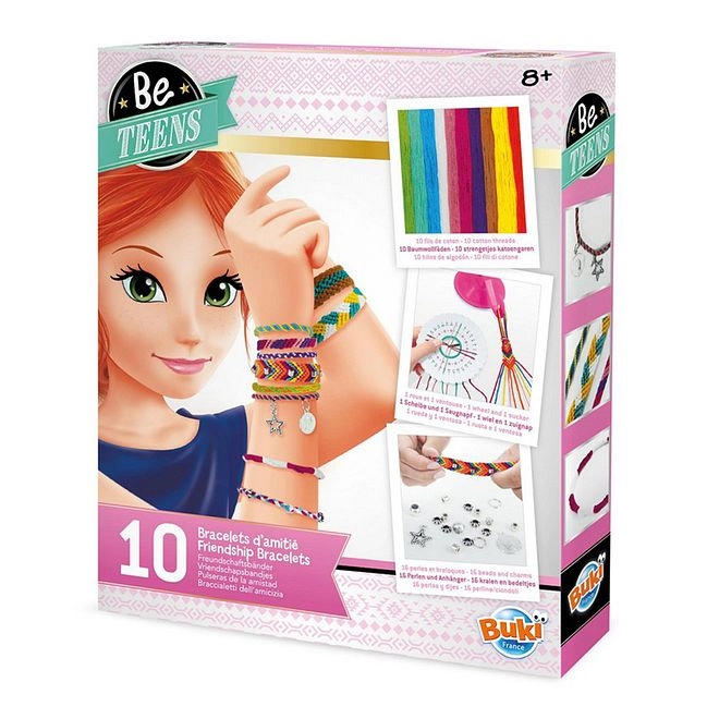 Friendship Bracelets Kit - 10 bracelets Suitable for 8 to 13+ yrs