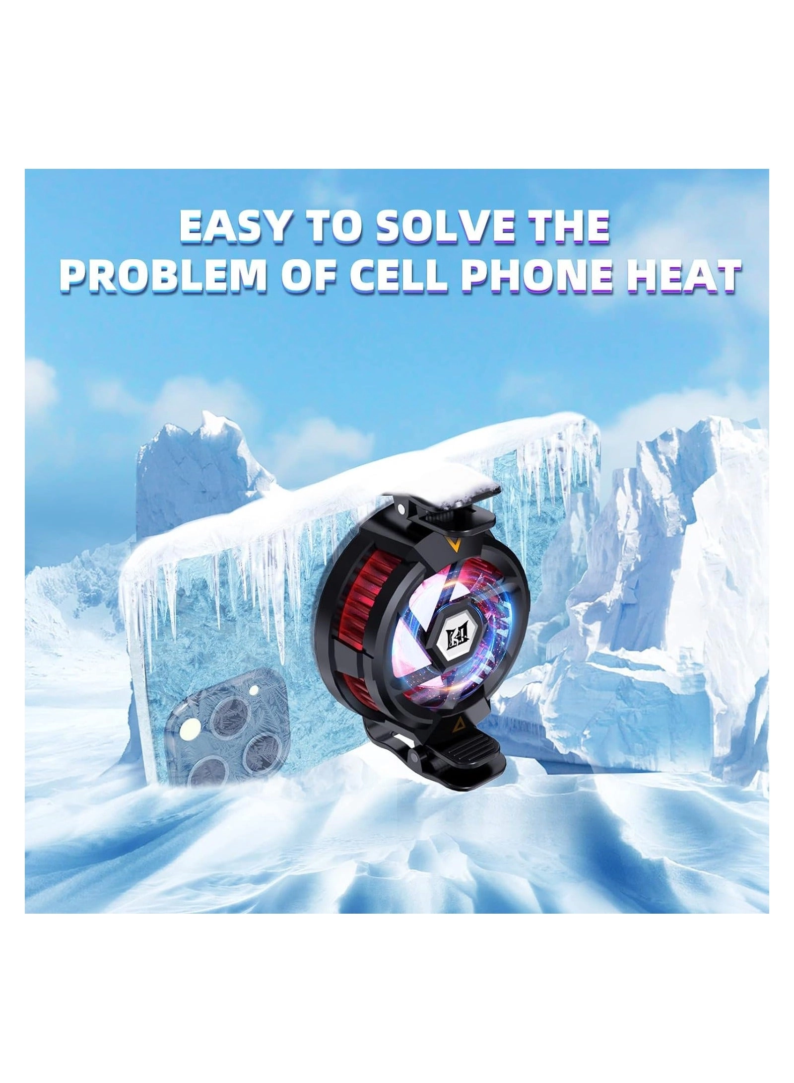 Semiconductor Phone Cooler - Type C 4 to 6.7 Inch Phones