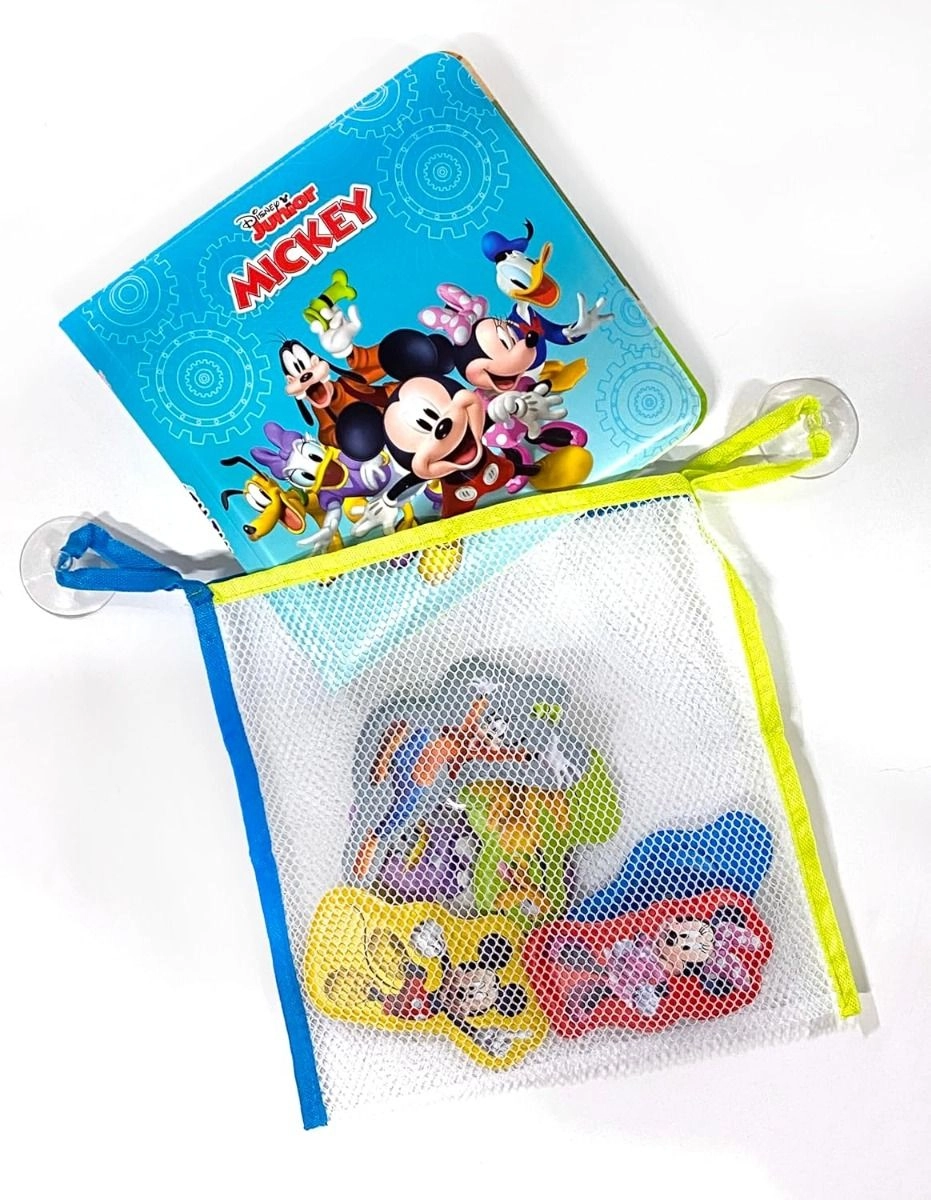 Mickey & Minnie Bath Time Deluxe Book Set - 6 Page 8 Suction Cup Toys 3 Bath Crayons