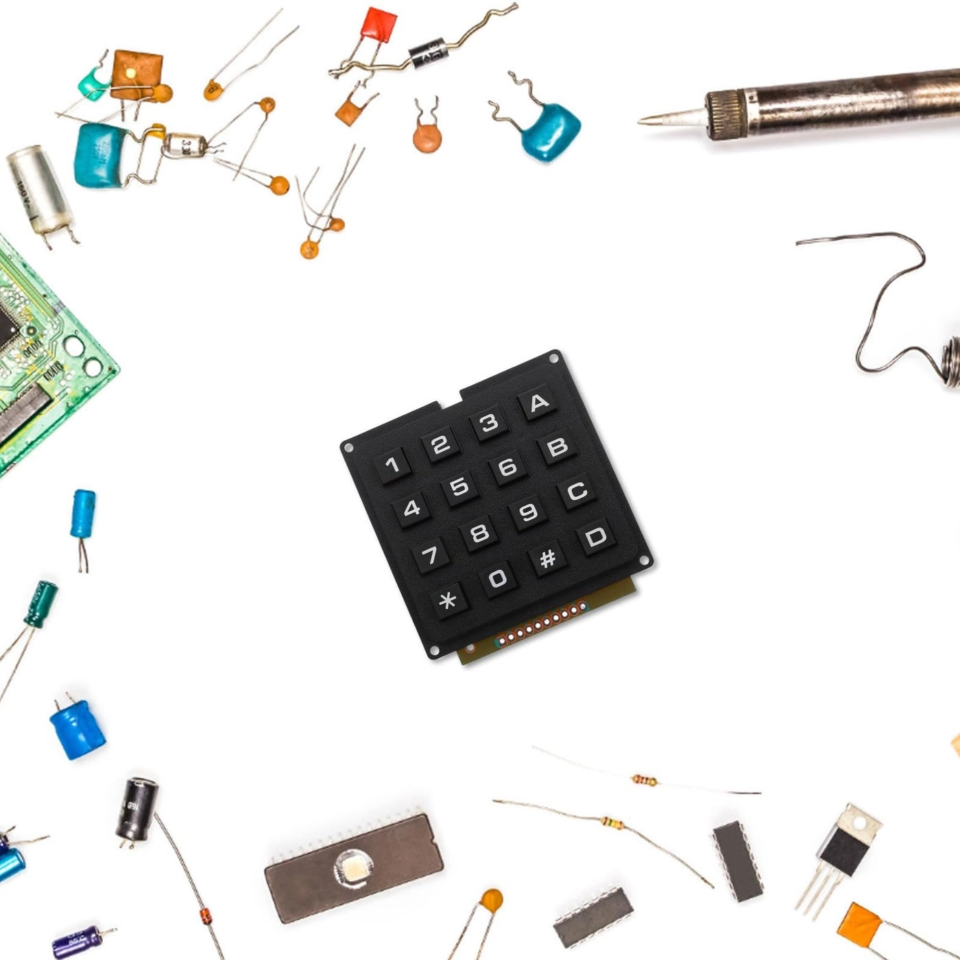 16 Keys Matrix Keypad