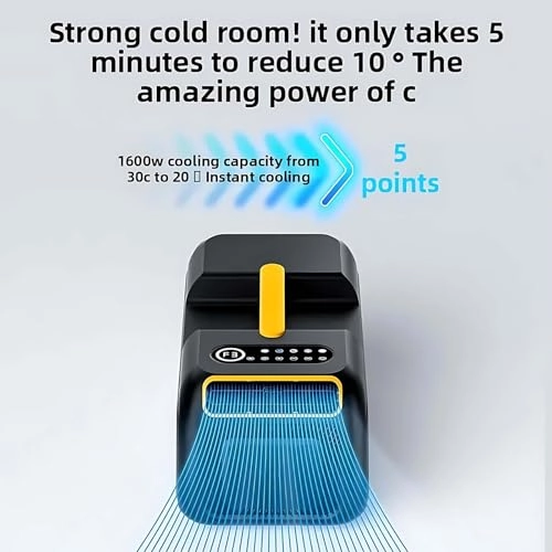 Portable Air Conditioner & Heater - 1300W