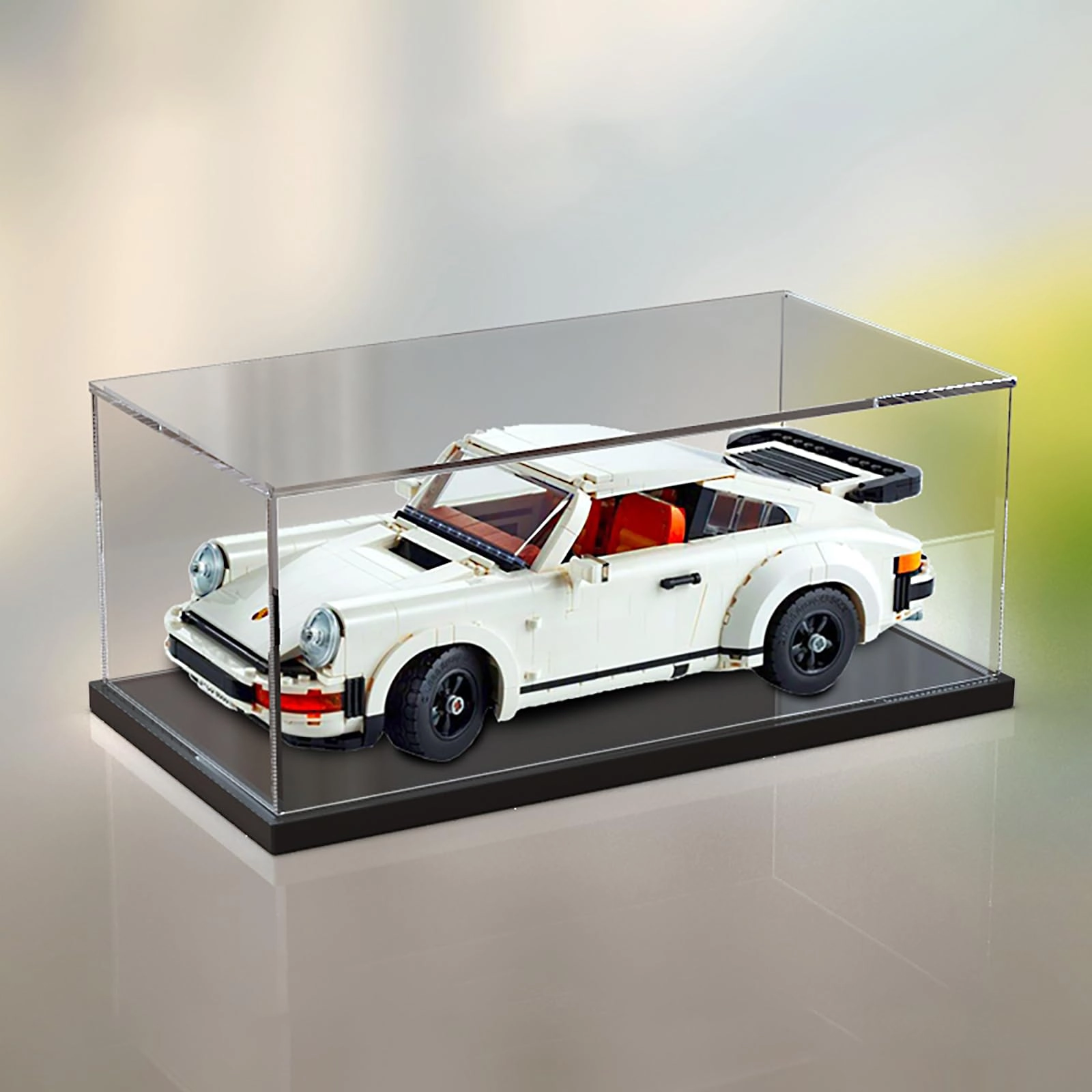 China Acrylic Display Case (10295) - Dust-Proof Black Base (3mm) 40x20x15cm