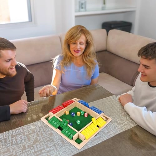 Shut The Box - Wooden Dice Game