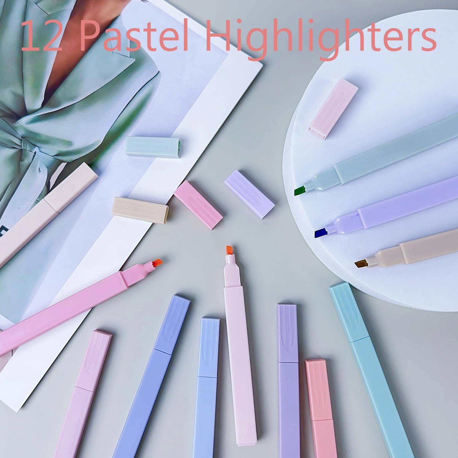 Aesthetic School Supplies - 37pcs Set