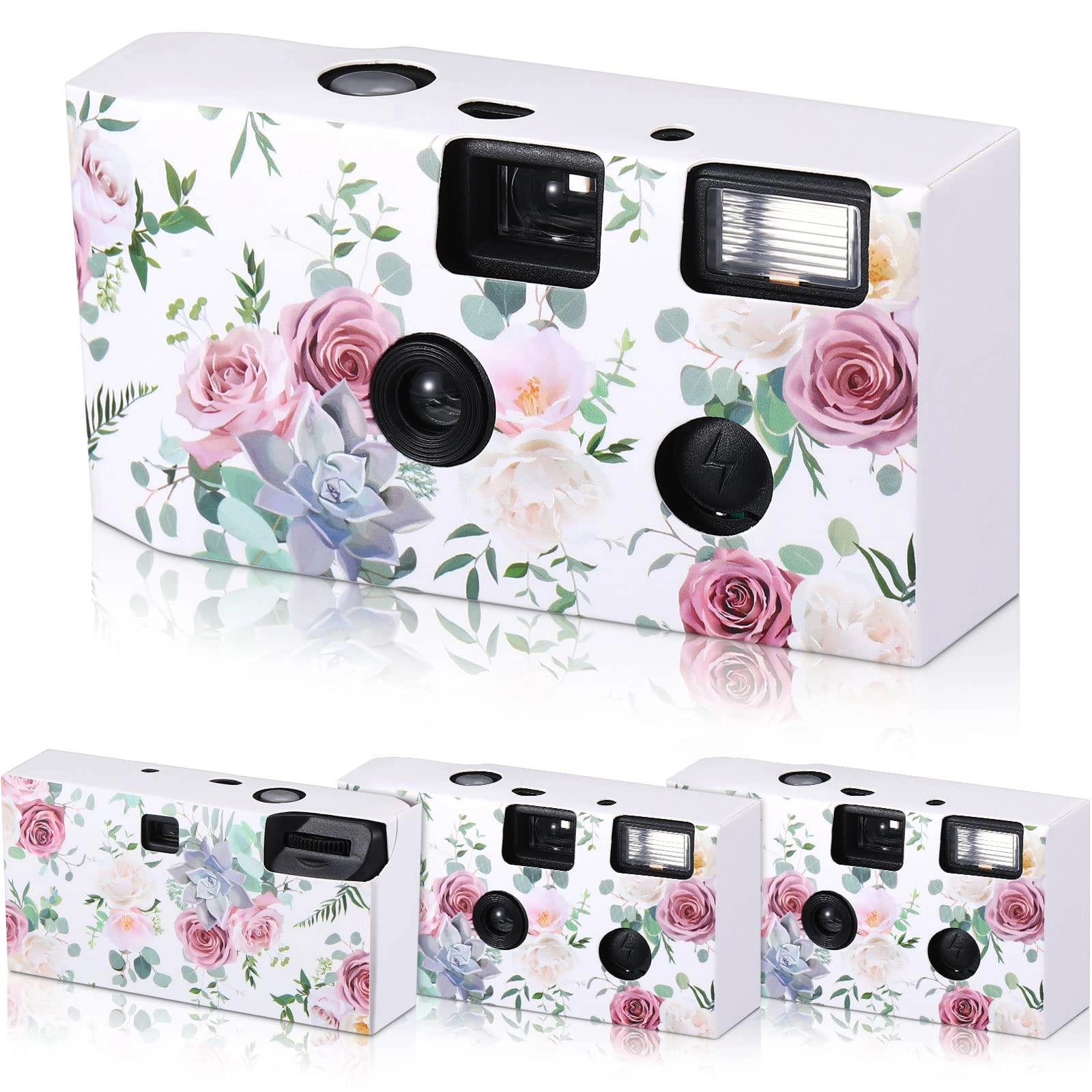 Disposable Camera - 4 Pack 34mm Built In Flash