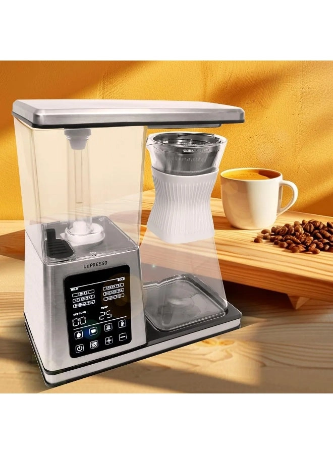 Crystal Brew - Drip Tea & Drip Coffee Smart Digital Control Keep-Warm