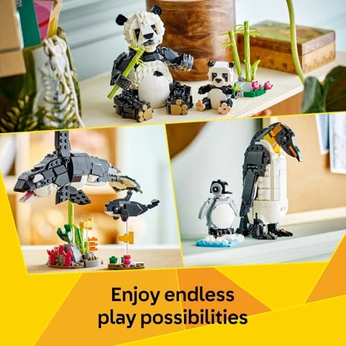 Creator 3in1 Wild Animals: Panda Family (31165) - 8+