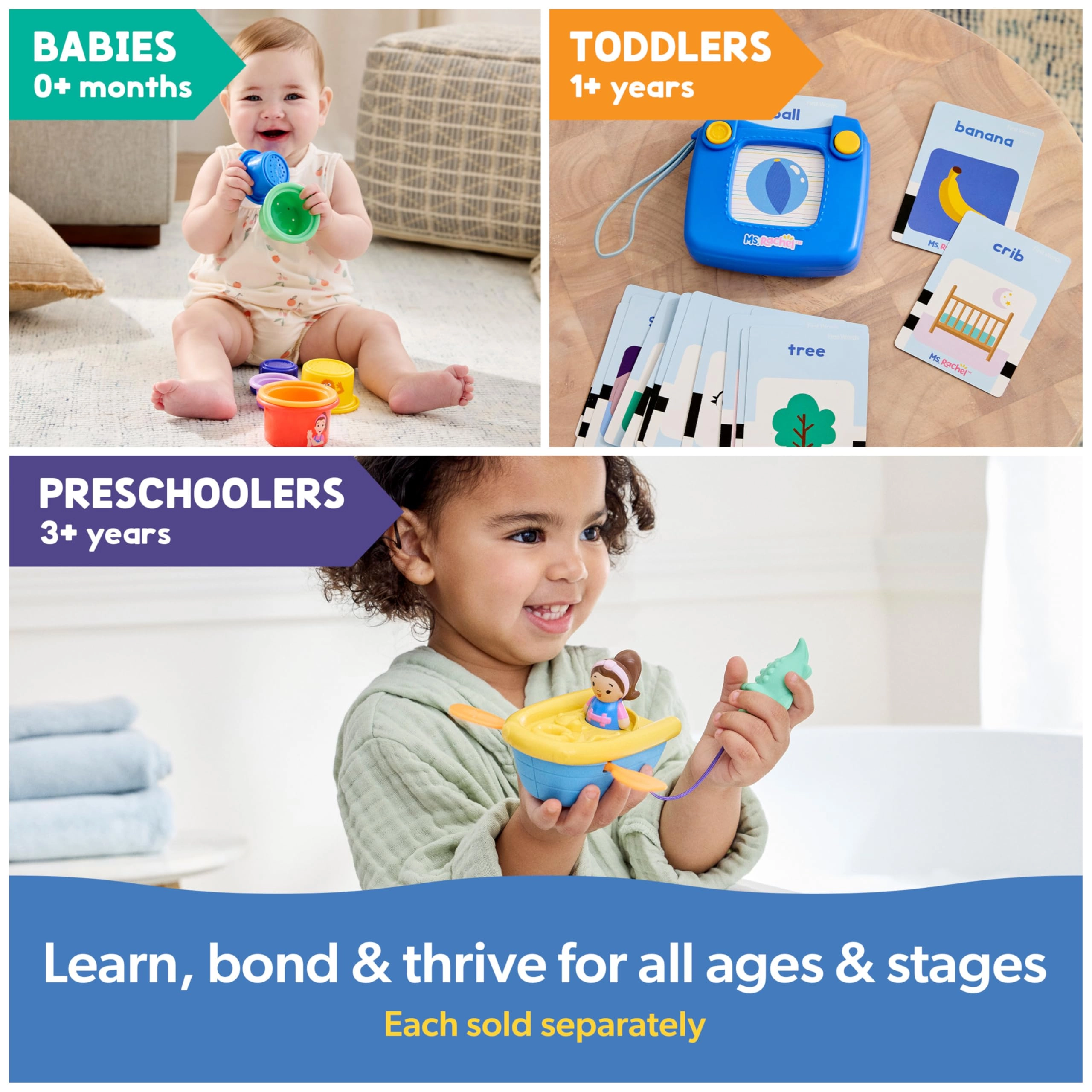 My First Learning Electronic School Bus - Ms. Rachel & Herbie - 1-3 years+