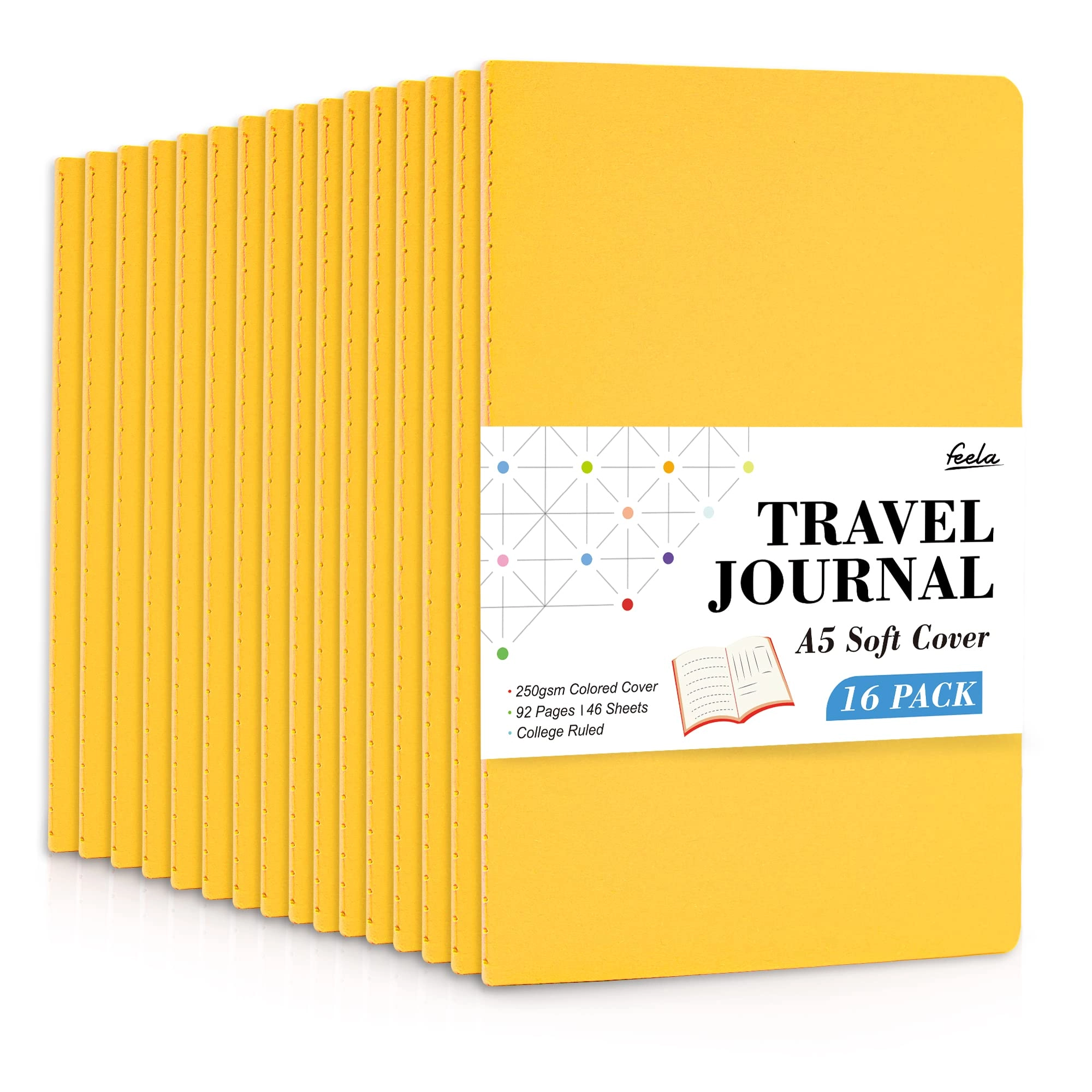 Soft Cover Notebook A5 Softcover - Lined 46 Sheets