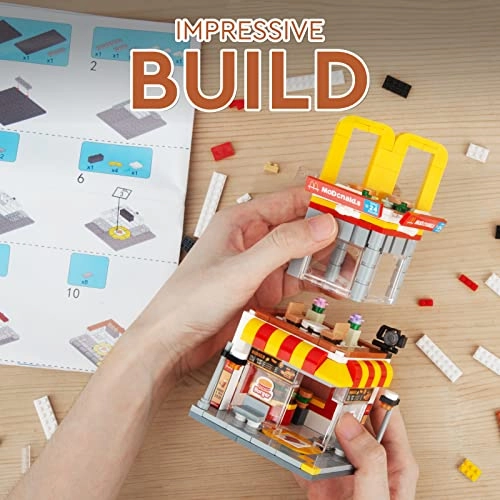 City Street View Burger Shop - 244 pcs