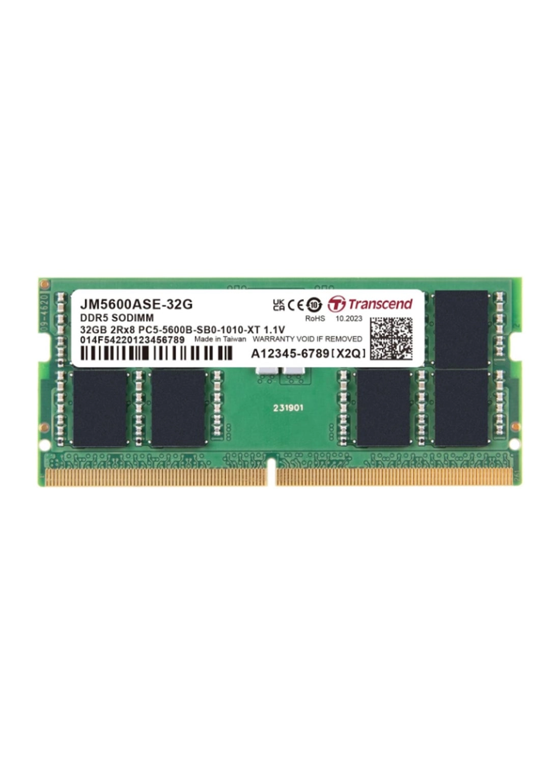 JM5600ASE-32G - 32GB 5600MHz SO-DIMM DDR5