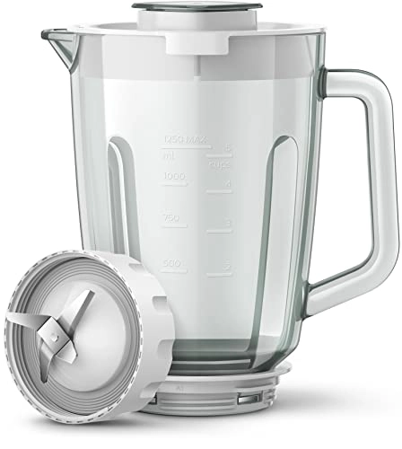 3000 Series Blender - White Glass Knob Control