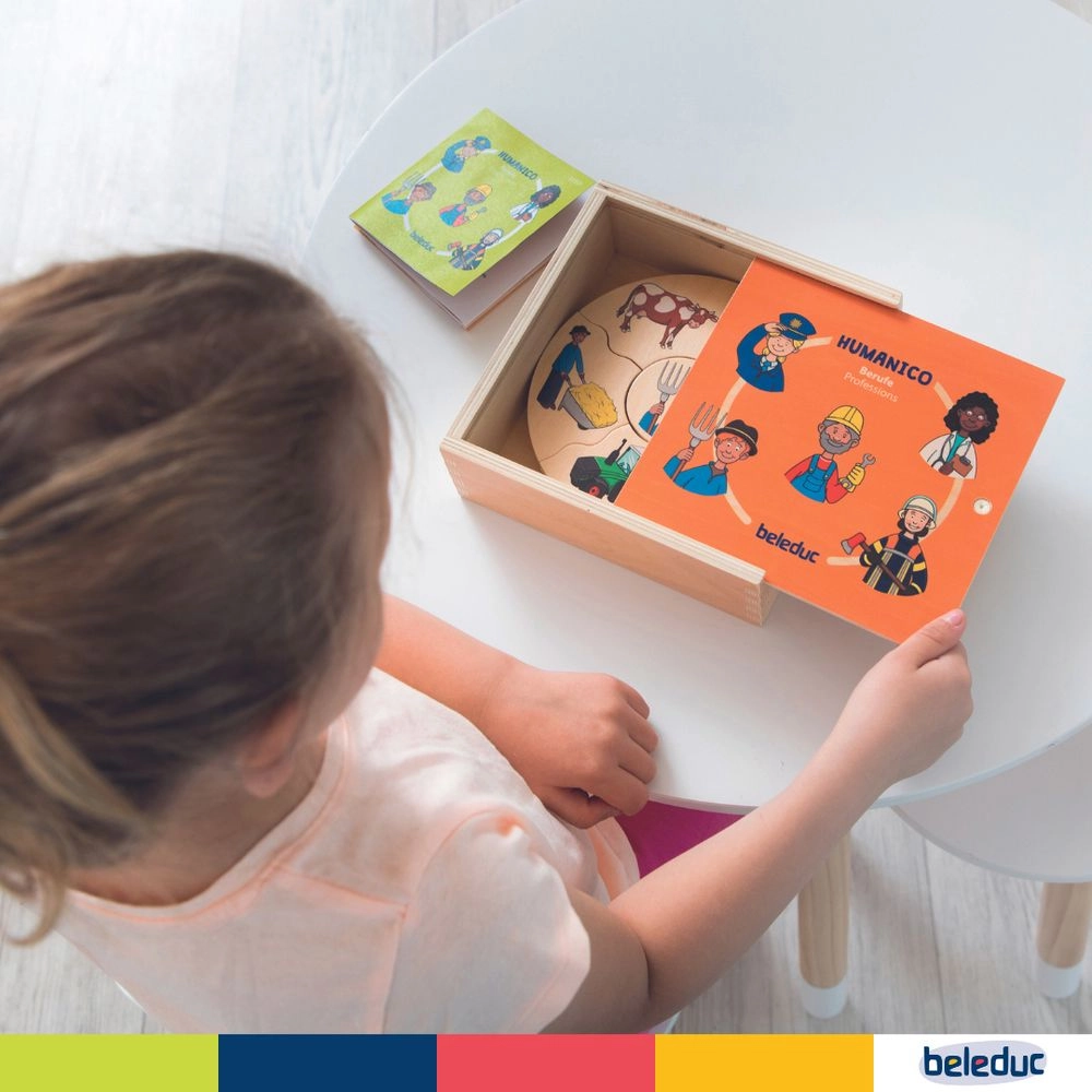 Humanico Matching Puzzle - Suitable for 4 years and above five puzzle pieces