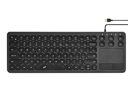 15 Inch USB Keyboard with Touchpad - Wired/Wireless
