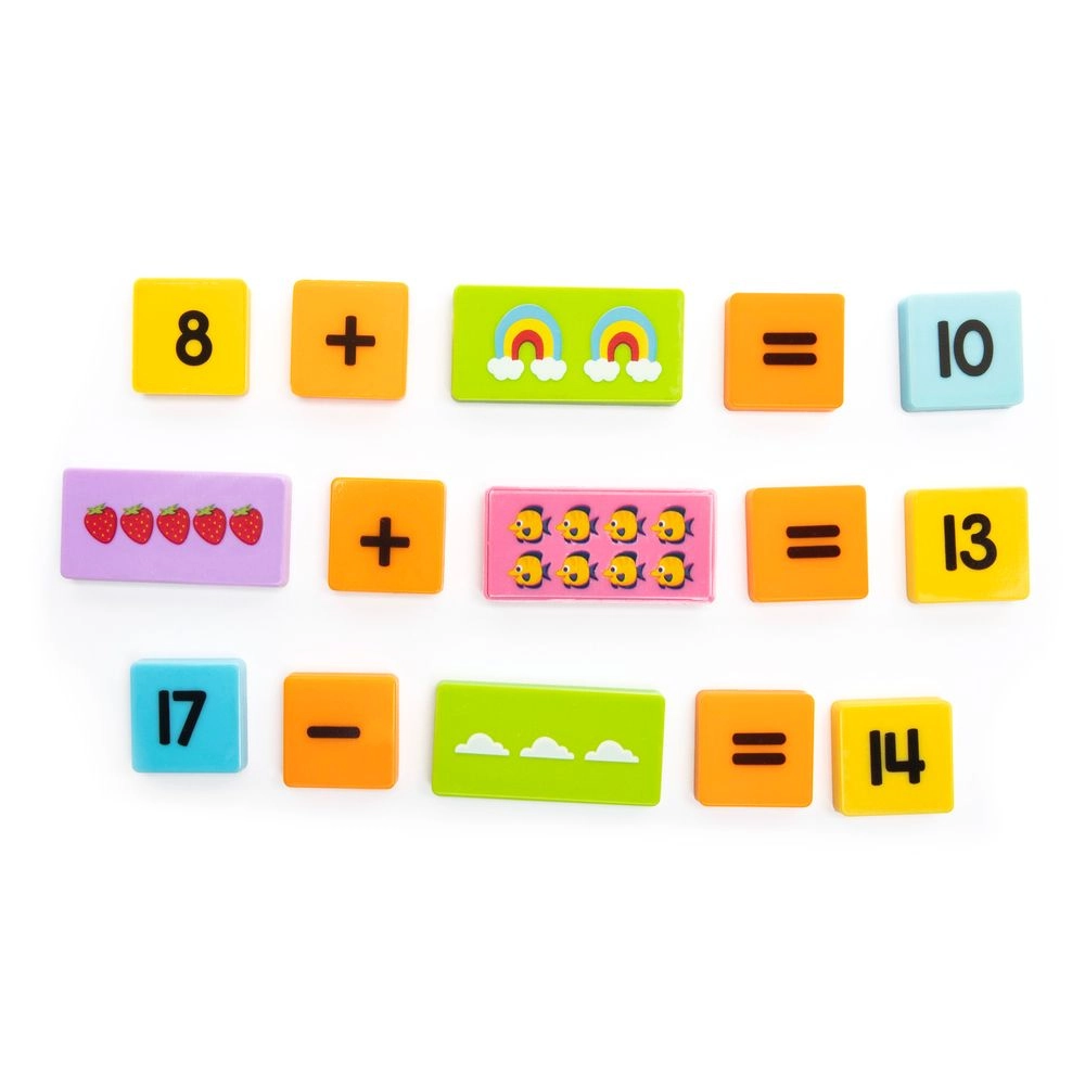 Math Dominoes - Suitable for 3 years & above 100 Pcs