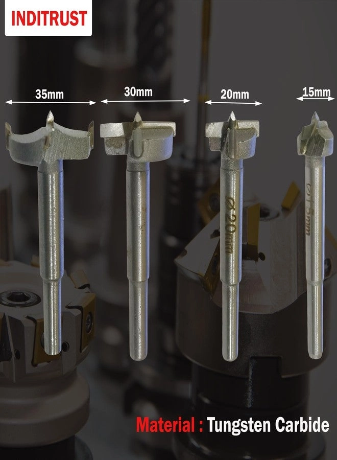Forstner Drill Bit - Carbide Tip 1 piece 15mm 20mm 30mm 35mm