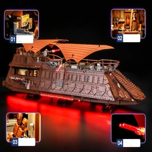 LED light kit - Compatible with 75397 Remote Control + Battery box