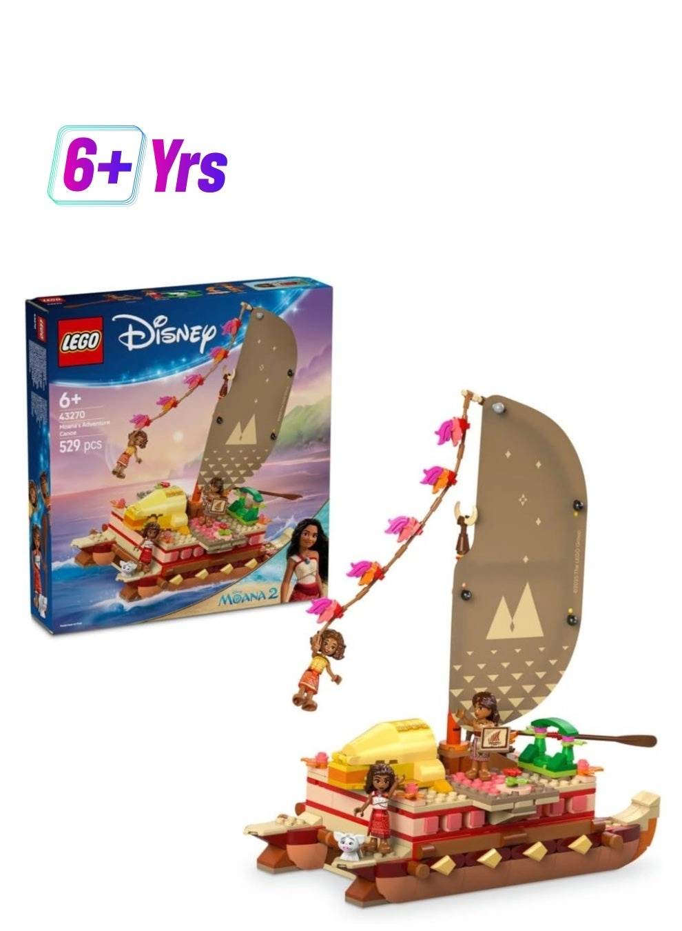Disney Moana’s Adventure Canoe (43270) - 6+ Years