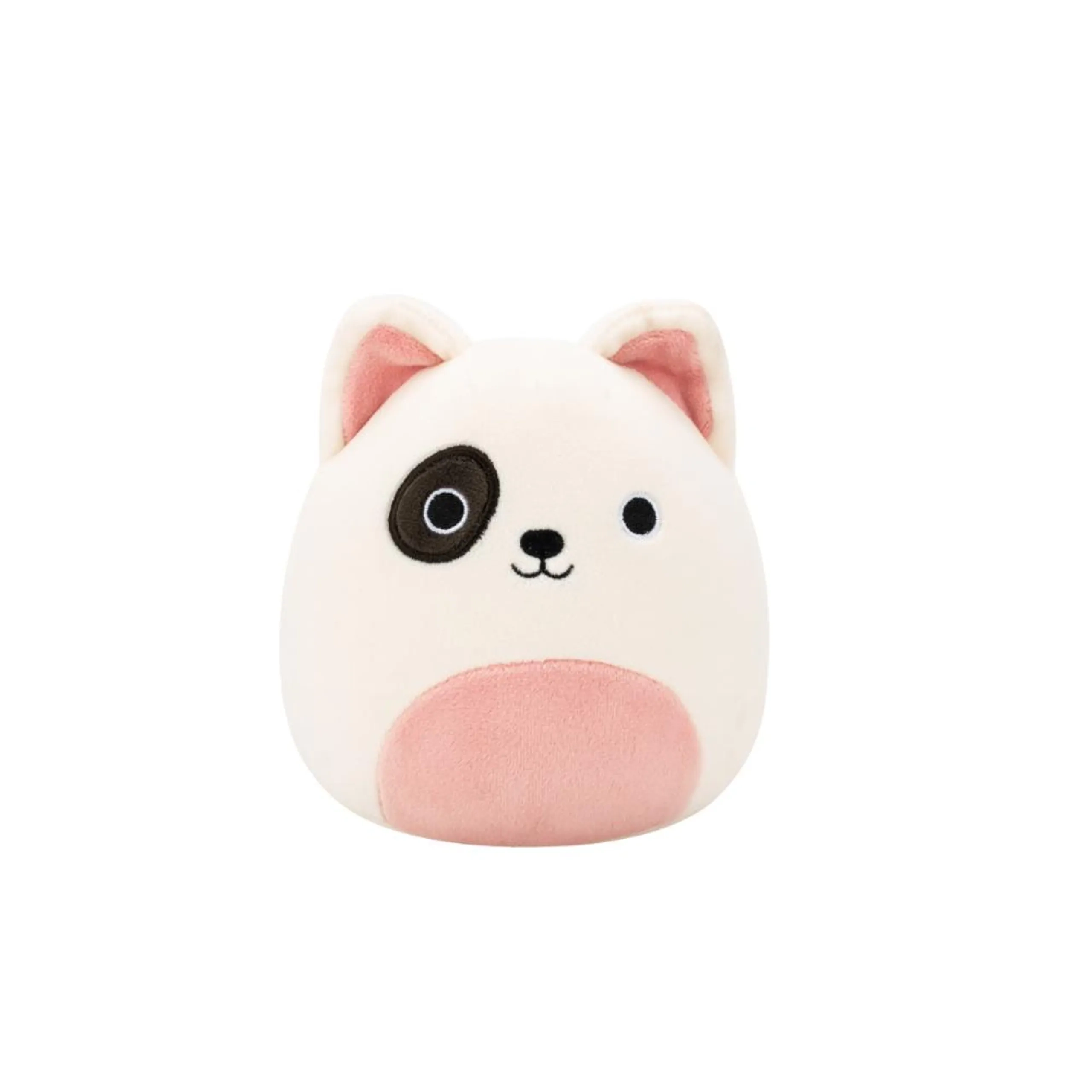 Squishmallows Charlie Bull Terrier Plush Toy - 12.7 cm White