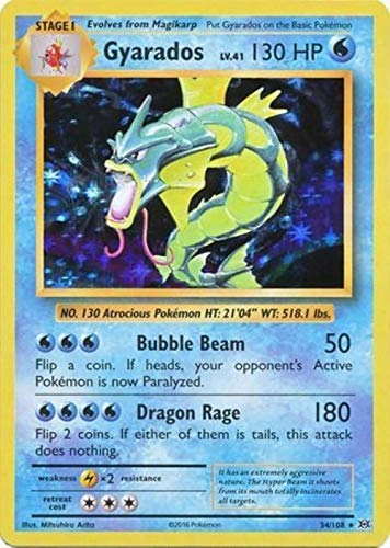 Gyarados 34/108 - XY Evolutions Holo