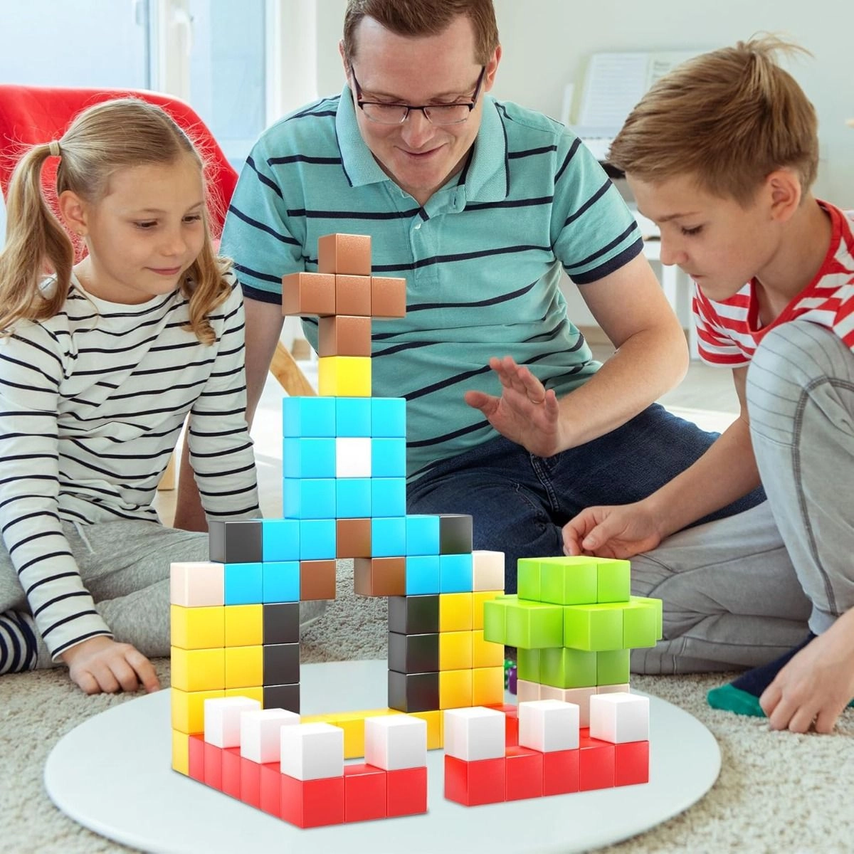 Magnetic Cubes - 108 pcs