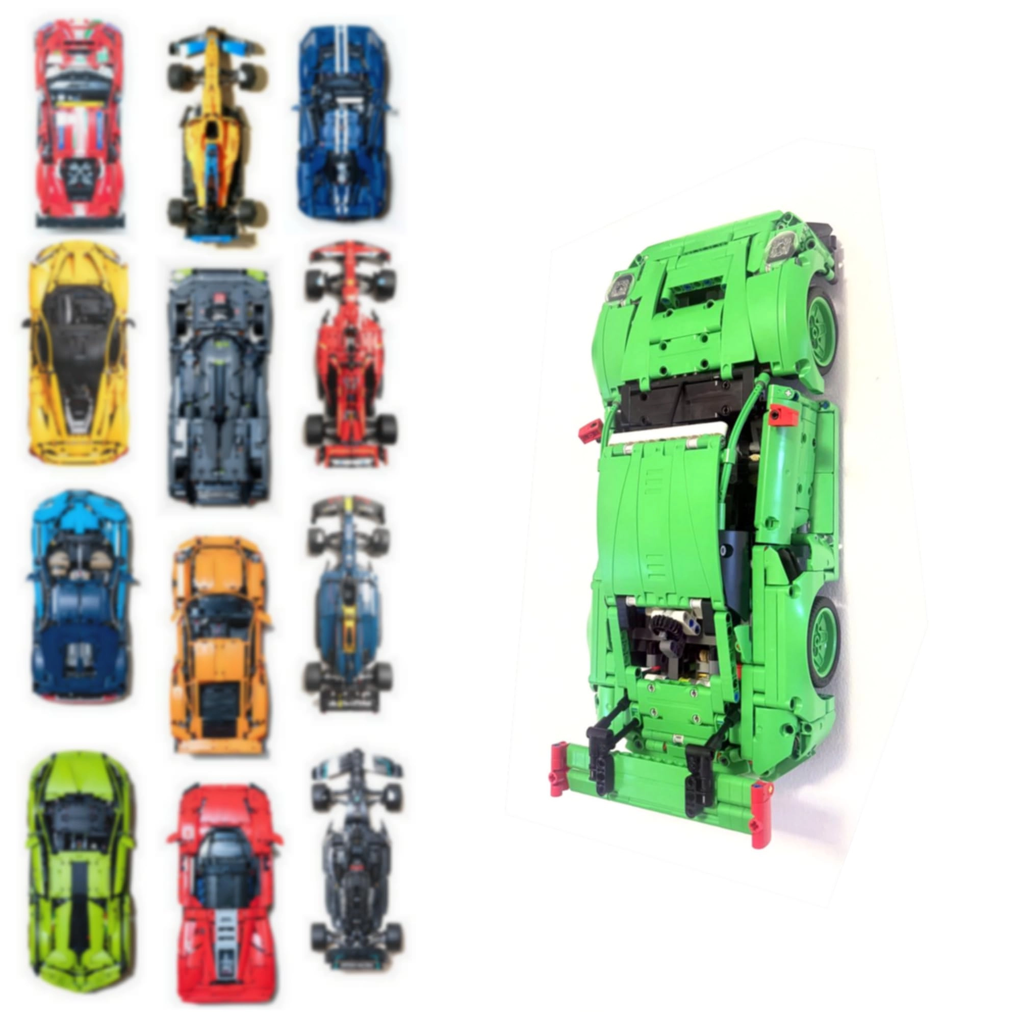 TOMWOODCREATION Wall Bracket - Compatible with Lego Made in France