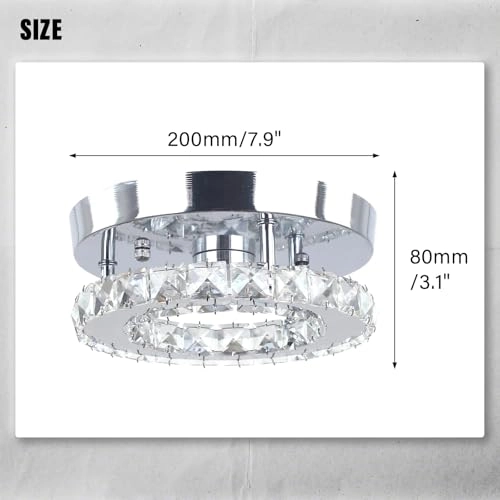 Mini Dimmable Crystal Chandelier