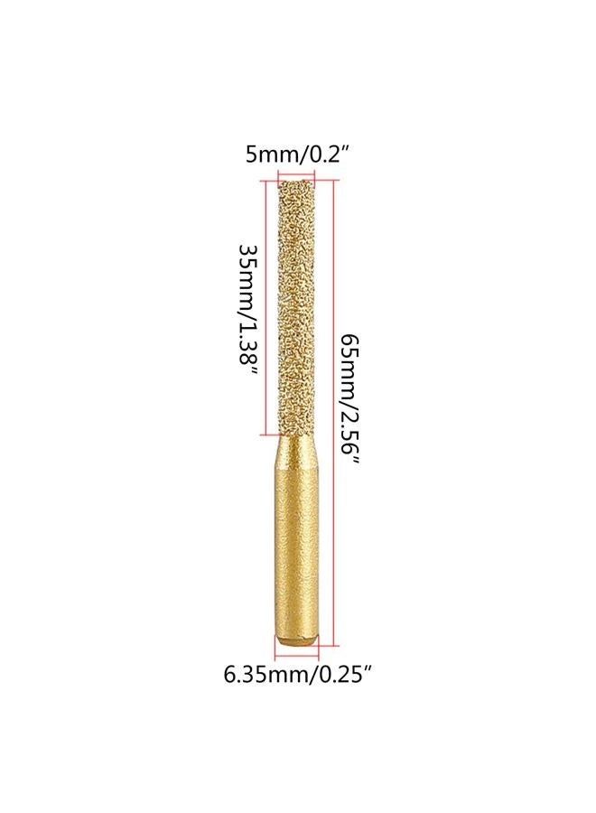 Diamond Profile Wheel Router Bit - 5mm 6.35mm 1