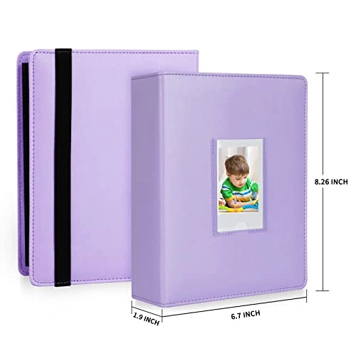 2x3" 288 Pockets Faux Leather Photo Album