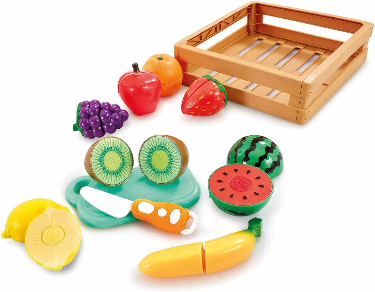 PLAY BOX TOYS TRADING Busy Me Slicing Fruit - Slice & Play Velcro Fruit Set (5056289404010)