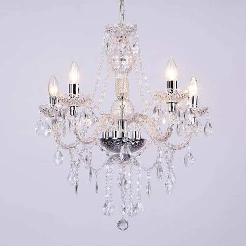 5 Light Chandelier - Dimmable