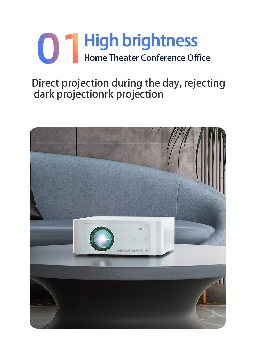 4K Smart Projector CY401 180 ANSI lumens