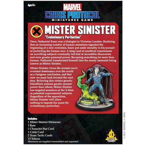 Marvel Crisis Protocol: Character Pack: Mr Sinister - Miniatures Game