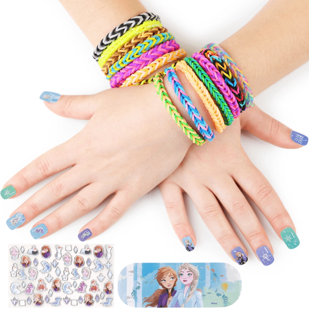 Disney Frozen Nail Art Set - 66 Pcs Suitable for 6 years & above