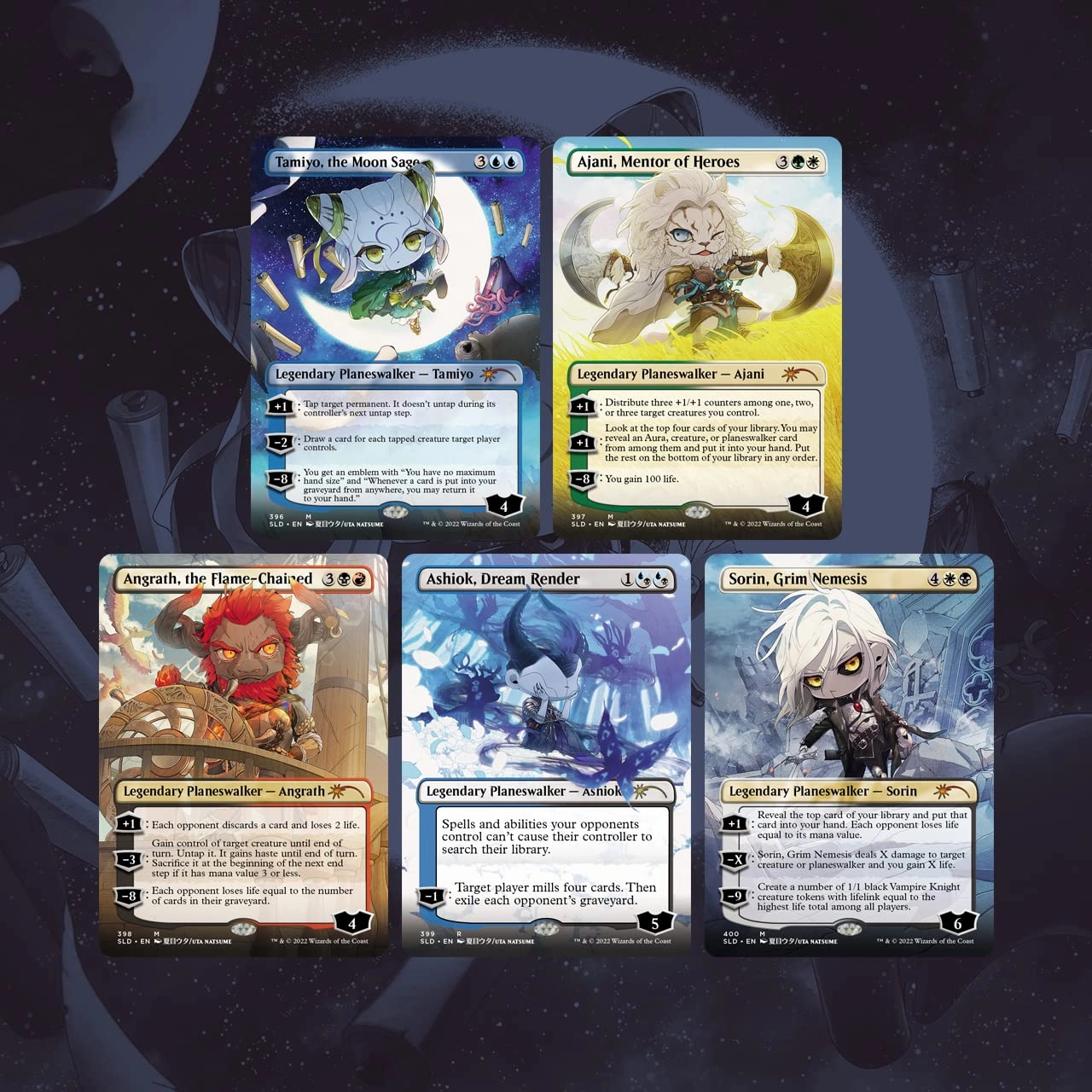 Magic the Gathering: Secret Lairs: Lil'est Walkers - Non Foil Edition 5pcs