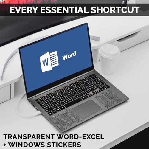 Windows+Word/Excel Reference Keyboard Shortcut Stickers