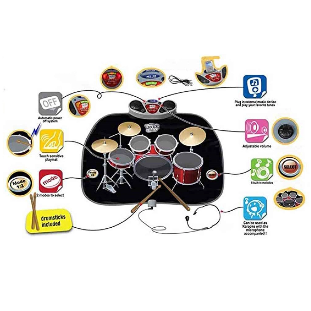 Drum Playmat - Suitable for 3 years and above