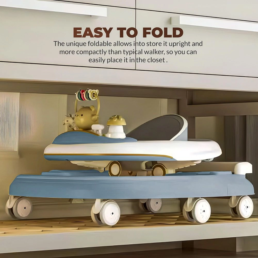 Petalia Pro - 2-in-1 Baby Walker 5-Level Adjustable Height